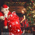 Drawstring Christmas Gift Bags Reusable Xmas Wrapping Bags Giant Christmas Sacks