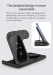 3-In 1 Wireless Fast Charger Apple/Samsung 15W/10W Stand Charger Support Apple