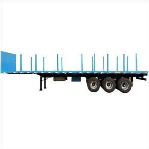 Wholesale Heavy-Duty Fatbed Semi Trailer For Sale In Africa: Designed For Stable And Efficient Transportation Of Oversized Loads from china suppliers