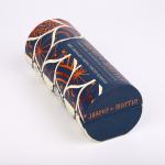 High End Rigid Magnetic Gift Box 165mmX70mm Food Bottle Gift Tube For Biscuits
