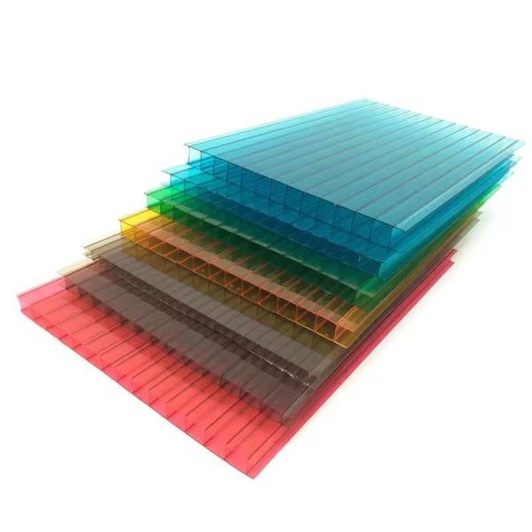 HOT Sale Venlo Type Hollow Glass PC Sheet Commercial Greenhouse for Sale SUNSGH