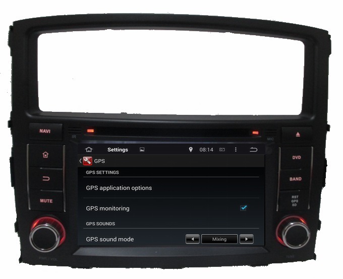 Ouchuangbo Indash Car GPS Navi Stereo System for Mitsubishi Pajero V97 /V93 2006-2011 Android 4.4 DVD Radio OCB-7059D
