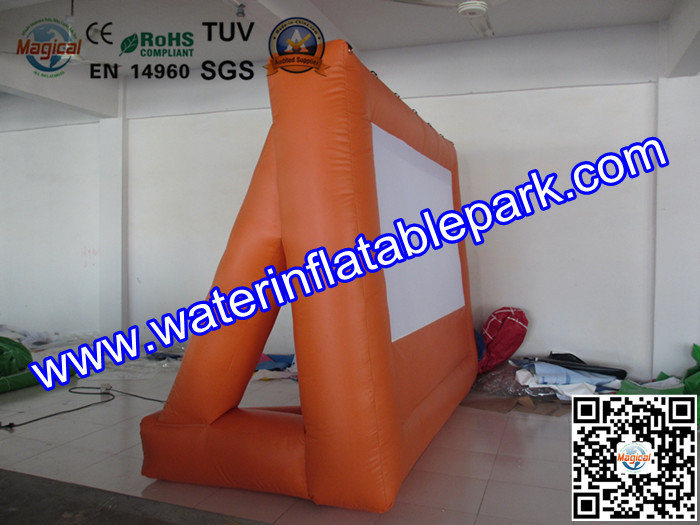 Advertising Inflatable Screen , Inflatable Movie Screen For Rental
