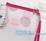 PVC Mesh Cosmetic Bag Coin Purse for Mom Holiday Gift Pink Bag, Portable Travel