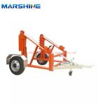 Power Construction Diesel Engine Cable Drum Trailer ISO9001 Certificated