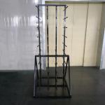 Metal Double Sides Roller 80 Arm Industrial Display Stands For Vinyl Roll