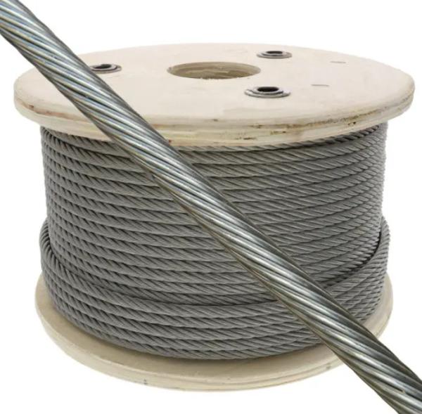 6x26 6x36 IWRC 30mm Flexible Galvanized Steel Cable Ungalvanized Steel Wire Rope