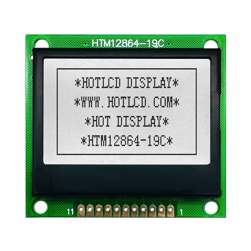 128X64 FSTN Graphic LCD Module With White Backlight HTM12864-19C