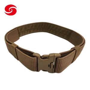Wholesale China Xinxing Khaki Color PP Adjustable Airsoft Military Canvas Army Tactical Waist Belt with Plastic Buckle from china suppliers
