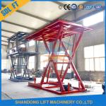 Home Use 3M Height Hydraulic Scissor Car Lift With Ce