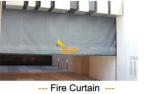 High Temperature Fireproof Silicone Coated Fiberglass Fabric Fire Curtain High
