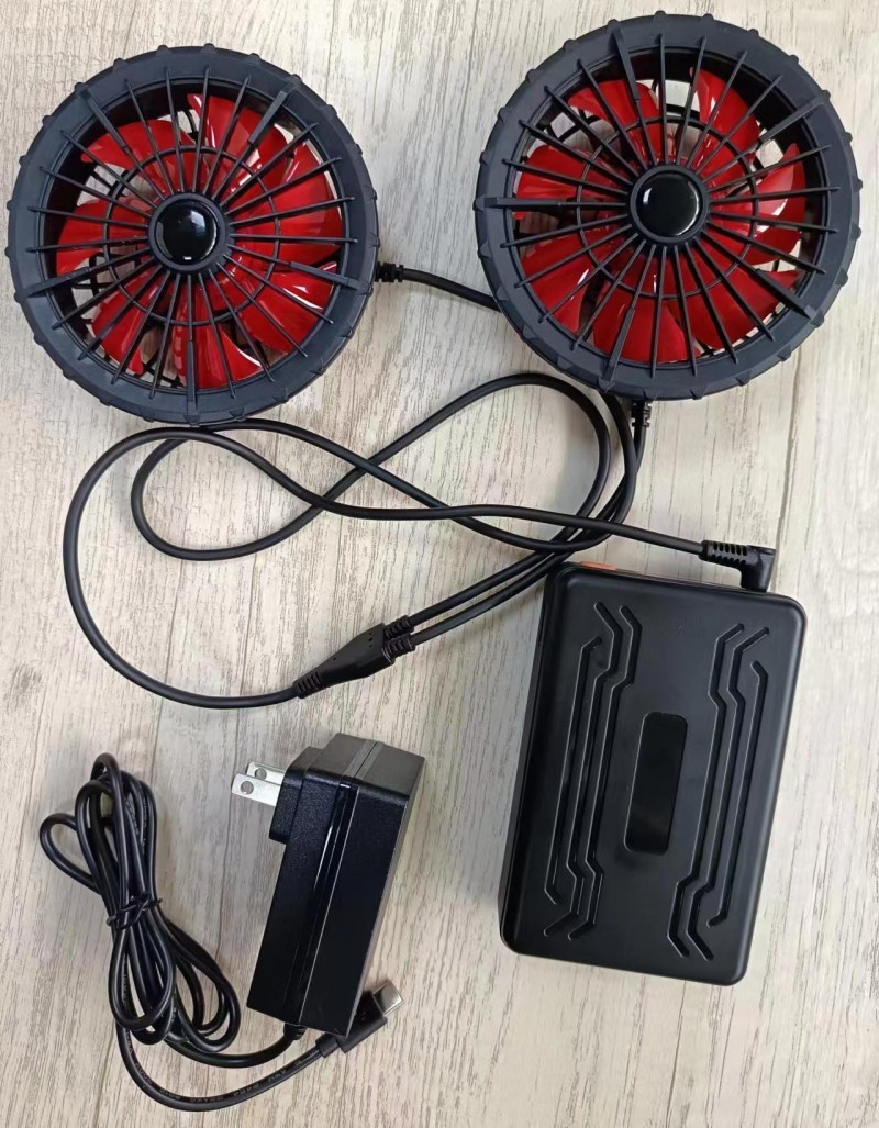 19V Fan Battery Set 20000mAh For Summer Cooling Vest 12H working time
