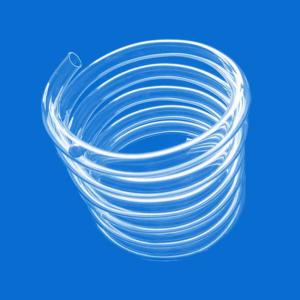 Wholesale Customizable Length Clear Fused Quartz Tubing 300mm Spiral from china suppliers