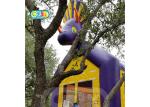 Triceratops Jumper Bounce House / Commercial Jumping Castle Waterproof