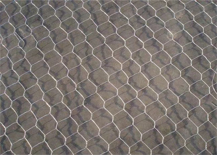 Long Life PVC Coated Hexagonal Wire Mesh Hot Dip Galvanized 80*100mm