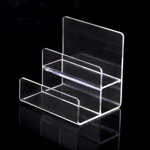 Wholesale Multi Tier Acrylic Wallet Display Stand Plexiglass Retail Display Free Standing Holder from china suppliers