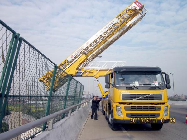 8x4 22m Latice Under Bridge Inspection Equipment VOLVO With Air Suspension