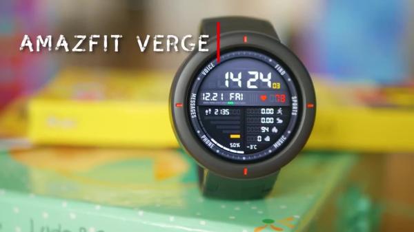 Amazfit Verge Smart Watch IP68 Waterproof AMOLED Screen Smart Sports Heart Rate