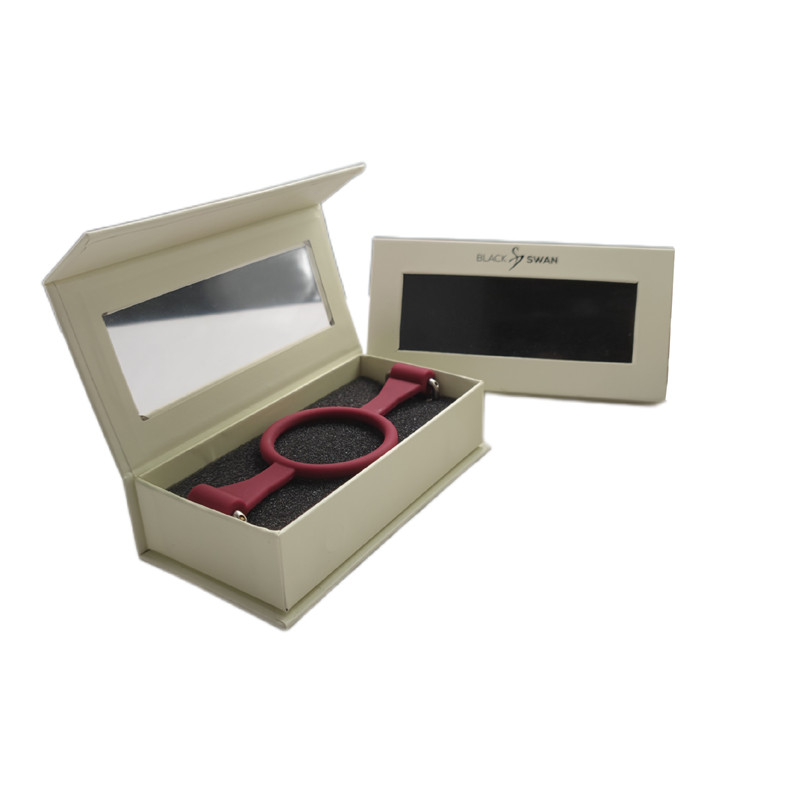 Magnetic Holographic Effect Blush Packaging Lash Box with Window Custom Logo HOLO