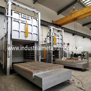 Wholesale Medium Sized 950 Degree Trolley Car Bottom Furnace , Heat Treatment Furnace 2 Zones from china suppliers
