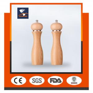 China Tableware Bamboo salt shaker and pepper grinder Muller High Quality spice GK-S13FT mill on sale
