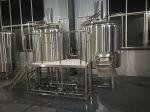 500L Complete Beer Brewing System , Electric Heating Commercial Beer Equipment