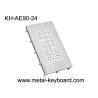 Buy cheap 24 Keys Rugged Industrial Metal Keyboard With Top Panel Mounting from wholesalers