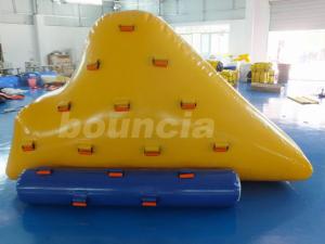Wholesale 0.9mm PVC Tarpaulin Inflatable Iceberg With 2 Sides Climbing For Pool from china suppliers