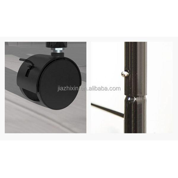 Bathroom 3 Tier Iron Wire Mesh Dirty Clothes Basket Removable Push Pull Laundry Holder with Wheels Toilet Trolley Storage Rack
