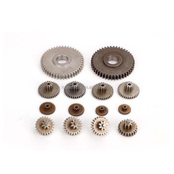 Stainless Steel Sintered Bronze Parts MIM Helical Gear Cnc Lathe Components