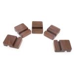 Wooden Desktop Mobile Phone Holder Walnut Wooden Cell Phone Stand