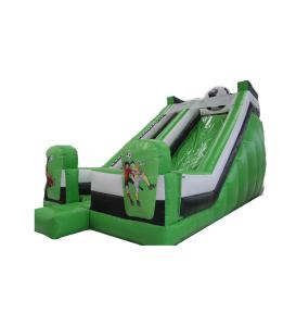Wholesale Children Fun Park Inflatable Green Football Slide For Rentals from china suppliers