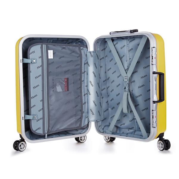 Anti-theft Business Carry on Suitcase with High Capacity and No Zipper Closure