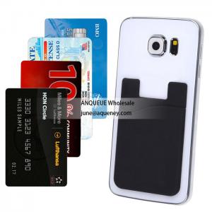 Wholesale Silicone Cell Phone Credit Card Holder,business card holder for mobile phone from china suppliers
