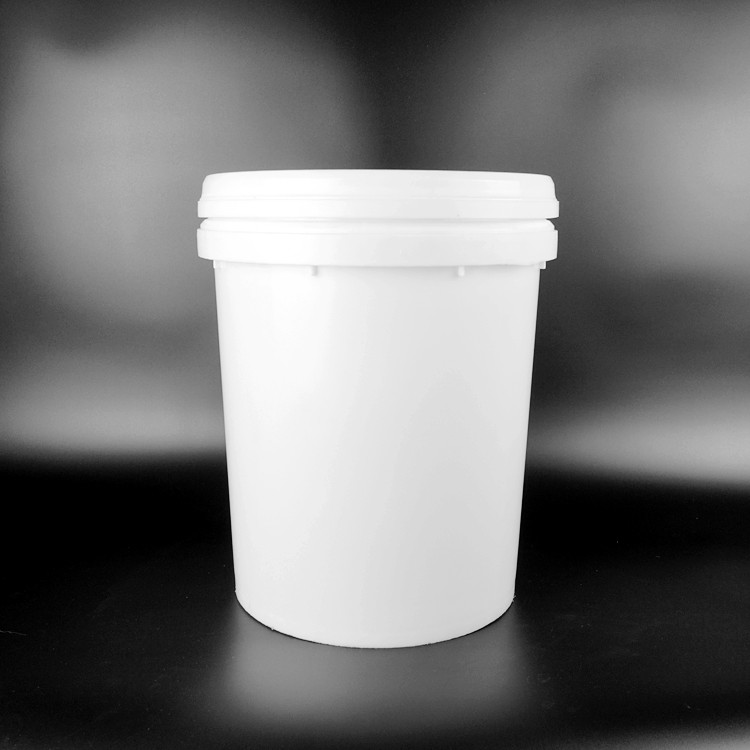 Paint 5 Gallon Round Plastic Bucket White Plastic Pail For Coating