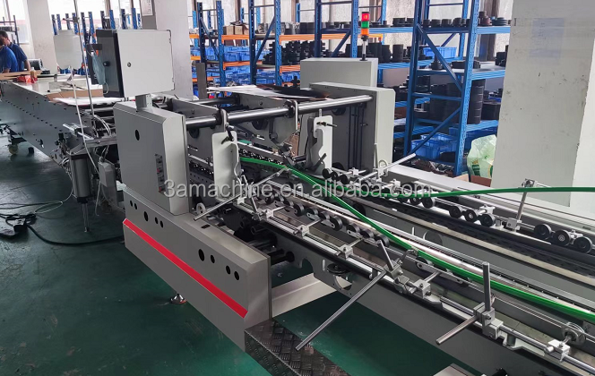 Automatic Grade Automatic Gluing Machine for Box Folding and Pasting Spare Parts