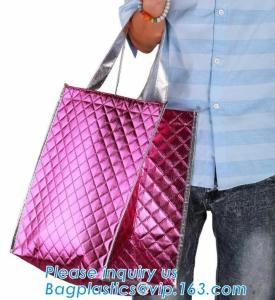 Wholesale Large folding keeping cool cooler bag lunch bag for food fruit seafood steak insulation bag heat insulation ice pack from china suppliers