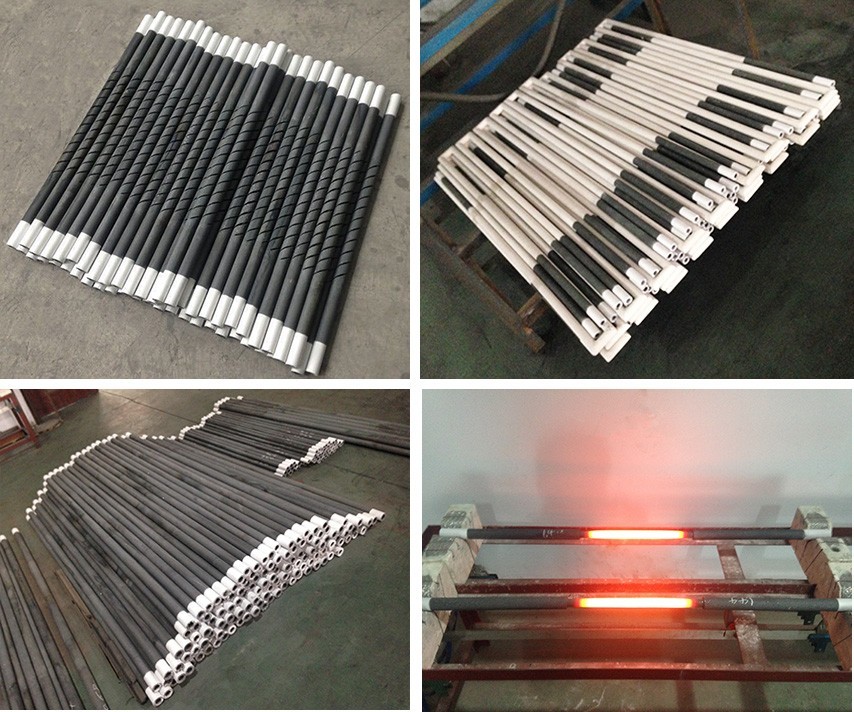 Customization 1600°C Silicon Carbide Heating Elements For Electric Furnace