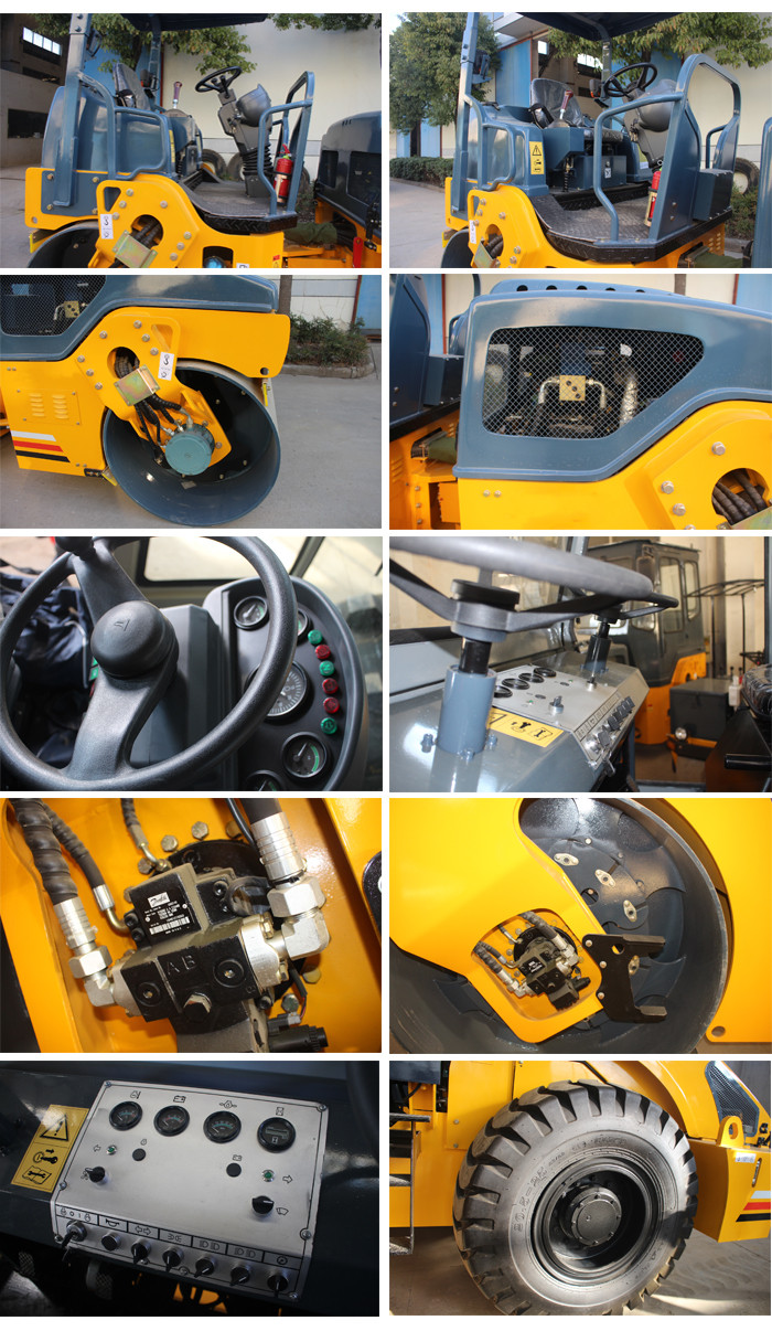 New Design Wholesale double drum vibratory 6 ton mini road roller for sale