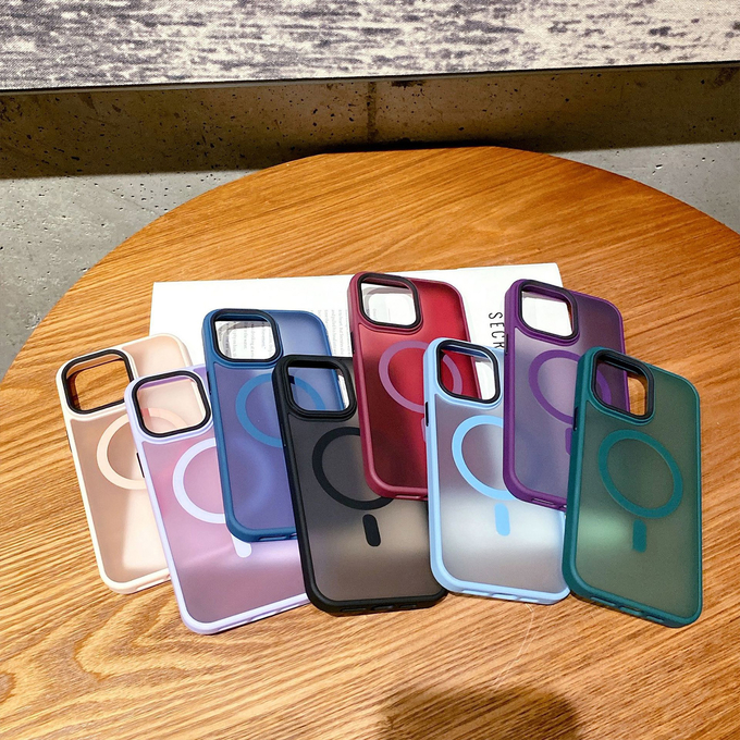 Anti Fingerprint Magnet Phone Case Compatible Magsafe 12FT Drop Protection