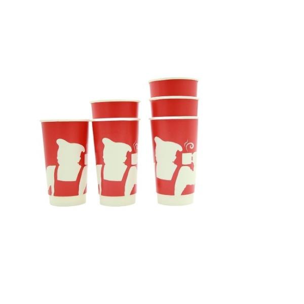 Customized Leak Free 12 Oz Paper Cups Paper Espresso Cups No Lids For Restaurant Office Home