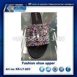 Antiwear Waterproof Upper In Shoes , Multicolor Ladies Slipper Upper
