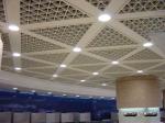 0.3mm-0.9mm Restaurant Metal Ceiling Tiles Fireproof Concealed False Open Cell