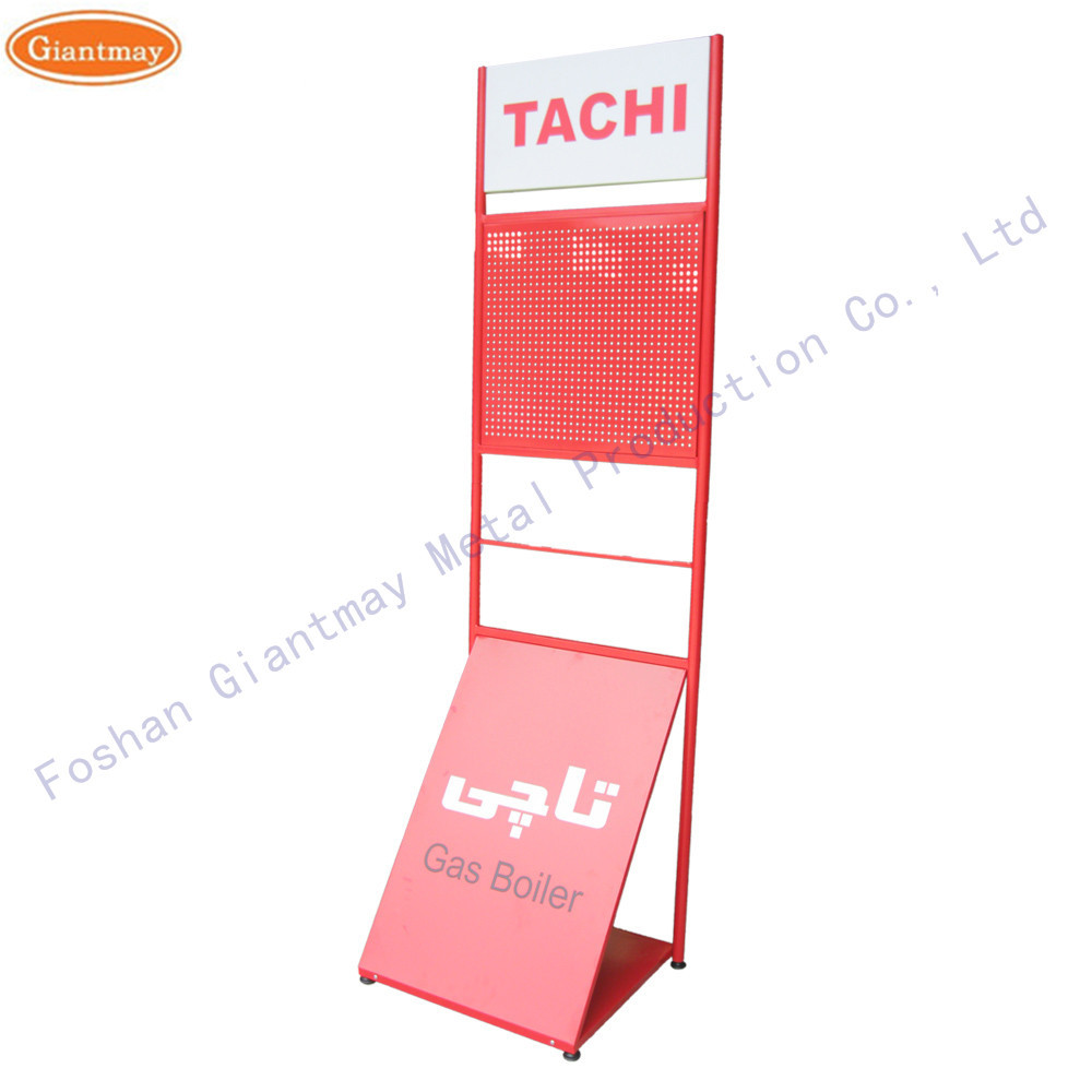 Commercial Exhibitors Hanging Product Tool Rack Floor Standing Metal Display Stand