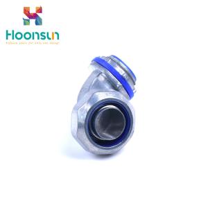 Wholesale 90 Degree Flexible Conduit Connector / Elbow Gland Metal Condiut Connector from china suppliers