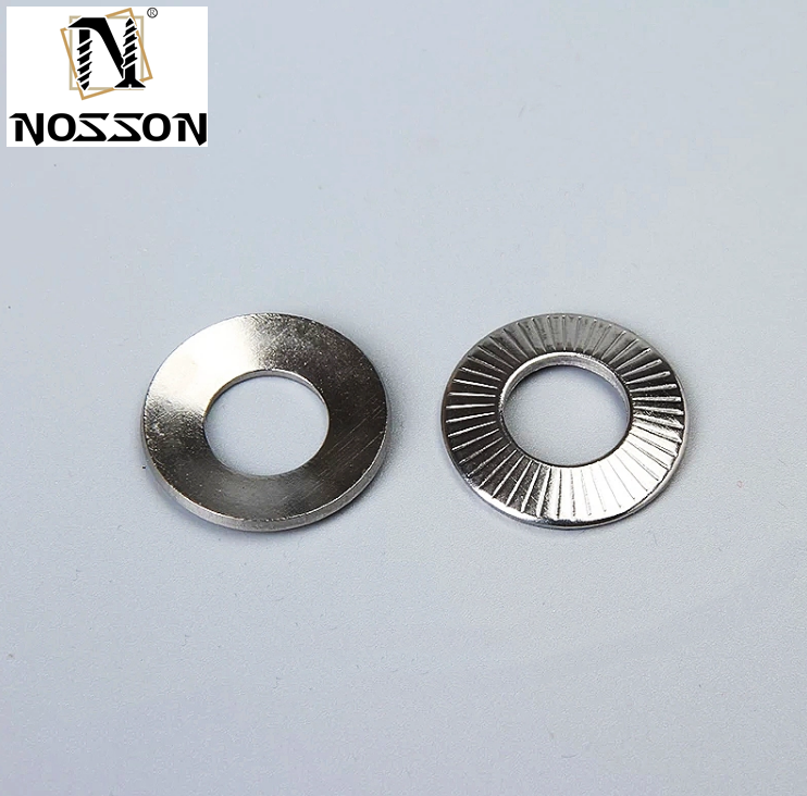 Industrial Applications M3-M30 SS304 Knurled Lock Washer with External Tooth Design and ANSI/ASME Standard