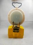 LED Plastic Construction Barrier 19cm Solar Flasher Light Yellow For Traffic