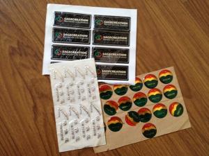 Wholesale White PVC sturdy label printing, PVC label printing, Big size label printing service, vinyl sticker label printing from china suppliers