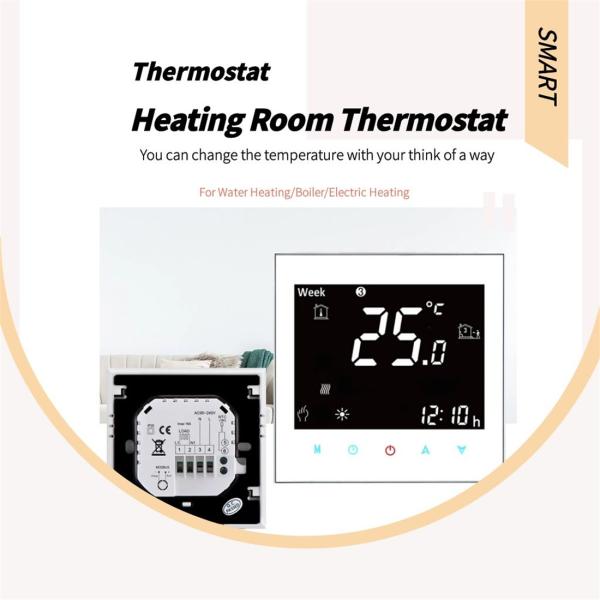 Home Floor Heating System Intelligent Temperature Controller Weekly Programmable Electric Heating WiFi Thermostat