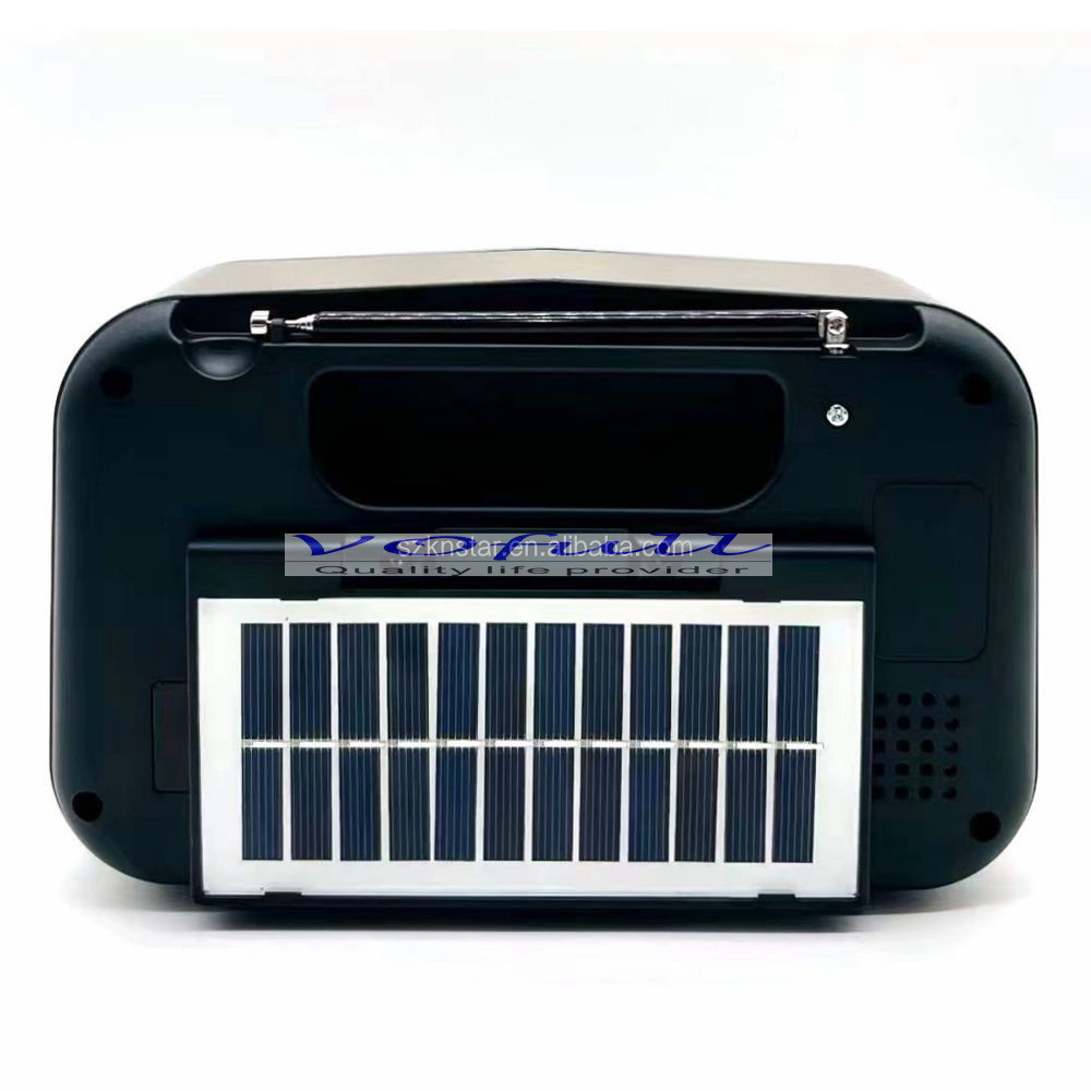 Portable Clock Radio With Built In 3INCH3Ω5W Speaker Rechargeable Battery Pack